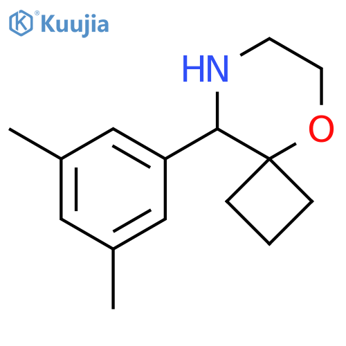 9-(3,5-dimethylphenyl)-5-oxa-8-azaspiro3.5nonane structure