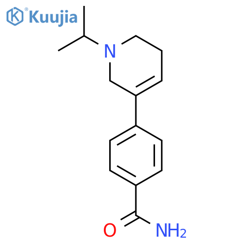 4-1-(propan-2-yl)-1,2,5,6-tetrahydropyridin-3-ylbenzamide structure