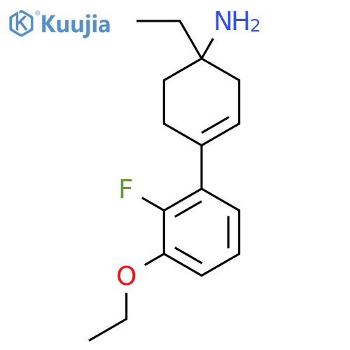 4-(3-ethoxy-2-fluorophenyl)-1-ethylcyclohex-3-en-1-amine structure