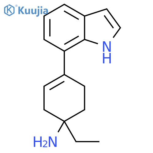1-ethyl-4-(1H-indol-7-yl)cyclohex-3-en-1-amine structure