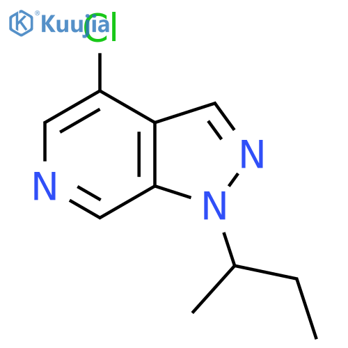 1-(butan-2-yl)-4-chloro-1H-pyrazolo3,4-cpyridine structure