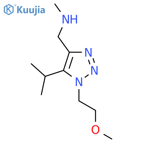 {1-(2-methoxyethyl)-5-(propan-2-yl)-1H-1,2,3-triazol-4-ylmethyl}(methyl)amine structure