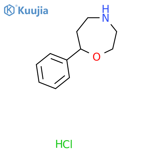 7-phenyl-1,4-oxazepane hydrochloride structure