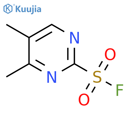 4,5-dimethylpyrimidine-2-sulfonyl fluoride structure