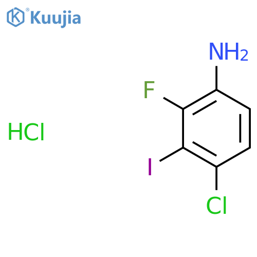 4-chloro-2-fluoro-3-iodoaniline hydrochloride structure