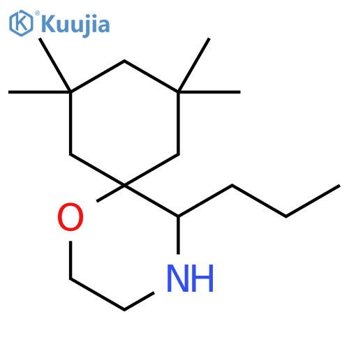8,8,10,10-tetramethyl-5-propyl-1-oxa-4-azaspiro5.5undecane structure