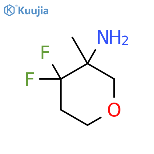 4,4-Difluoro-3-methyloxan-3-amine structure