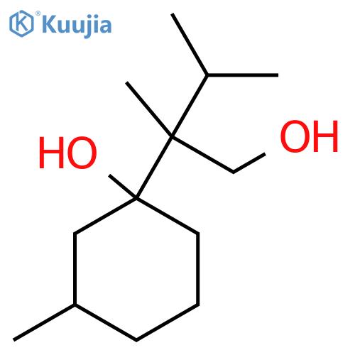 1-(1-hydroxy-2,3-dimethylbutan-2-yl)-3-methylcyclohexan-1-ol structure