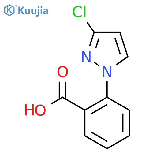 2-(3-chloro-1H-pyrazol-1-yl)benzoic acid structure