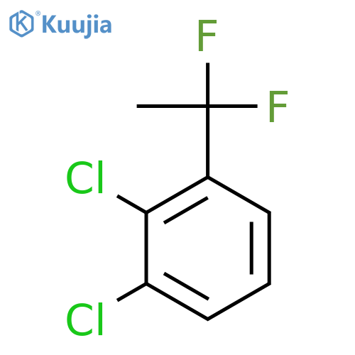 1,2-dichloro-3-(1,1-difluoroethyl)benzene structure