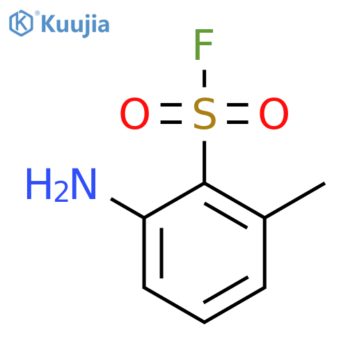 2-amino-6-methylbenzene-1-sulfonyl fluoride structure