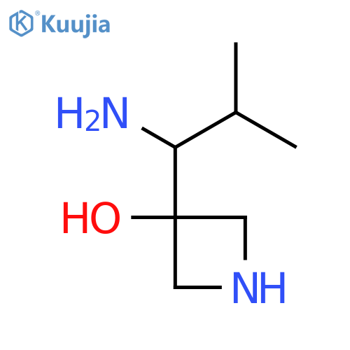 3-(1-Amino-2-methylpropyl)azetidin-3-ol structure