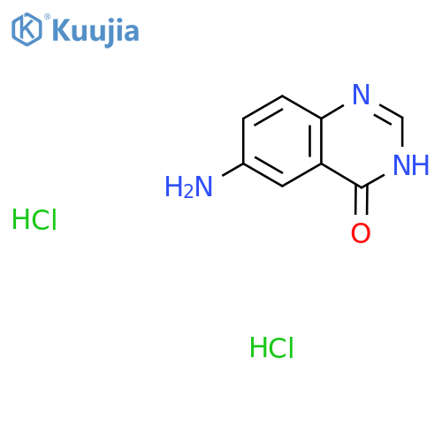 6-amino-3,4-dihydroquinazolin-4-one dihydrochloride structure