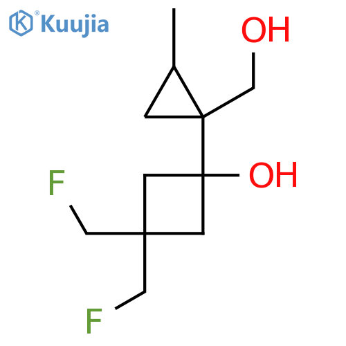 3,3-bis(fluoromethyl)-1-1-(hydroxymethyl)-2-methylcyclopropylcyclobutan-1-ol structure