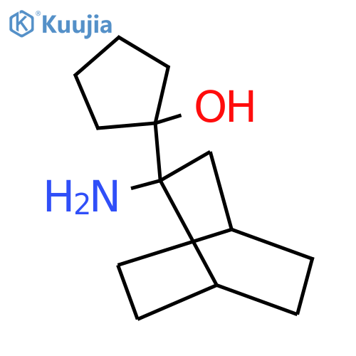 1-{2-aminobicyclo2.2.2octan-2-yl}cyclopentan-1-ol structure
