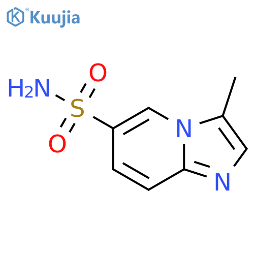 3-methylimidazo1,2-apyridine-6-sulfonamide structure