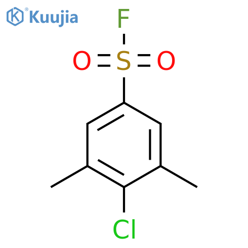 4-Chloro-3,5-dimethylbenzene-1-sulfonyl fluoride structure