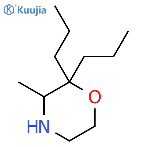 3-methyl-2,2-dipropylmorpholine structure