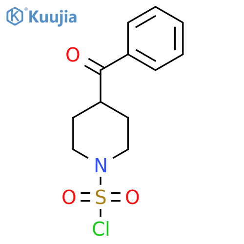 4-benzoylpiperidine-1-sulfonyl chloride structure