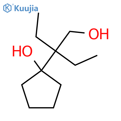 1-(2-Ethyl-1-hydroxybutan-2-yl)cyclopentan-1-ol structure