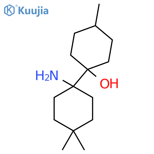 1-(1-amino-4,4-dimethylcyclohexyl)-4-methylcyclohexan-1-ol structure
