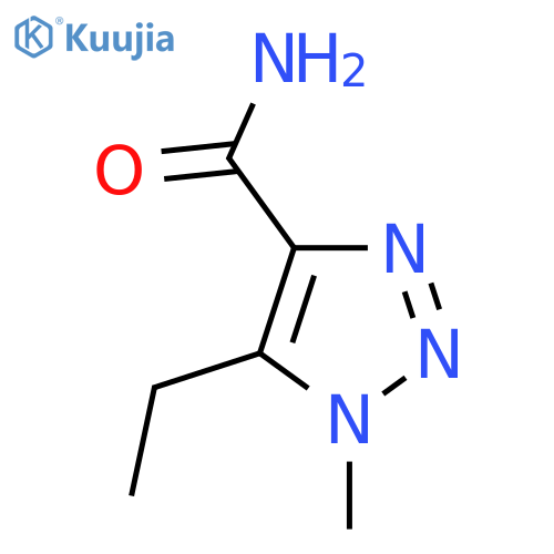 5-ethyl-1-methyl-1H-1,2,3-triazole-4-carboxamide structure