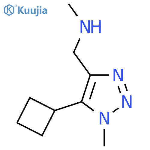 (5-cyclobutyl-1-methyl-1H-1,2,3-triazol-4-yl)methyl(methyl)amine structure