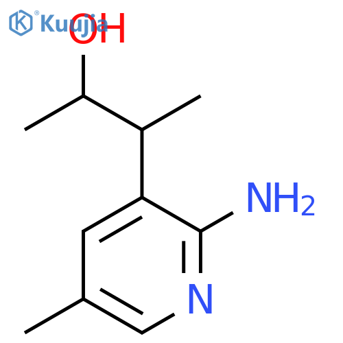 3-(2-amino-5-methylpyridin-3-yl)butan-2-ol structure
