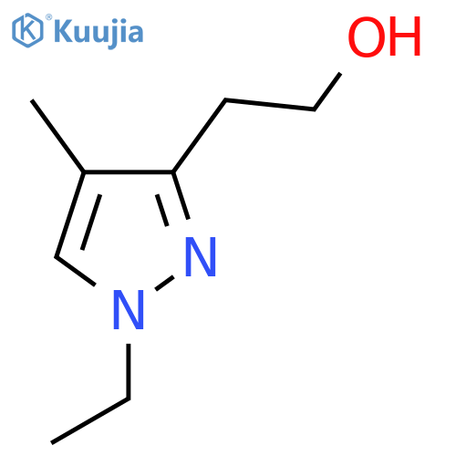 2-(1-ethyl-4-methyl-1H-pyrazol-3-yl)ethan-1-ol structure