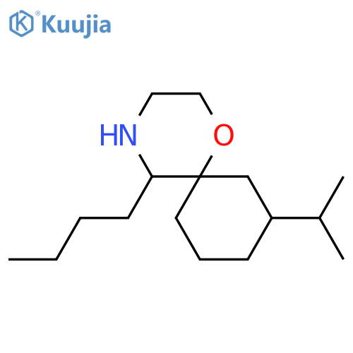 5-butyl-8-(propan-2-yl)-1-oxa-4-azaspiro5.5undecane structure
