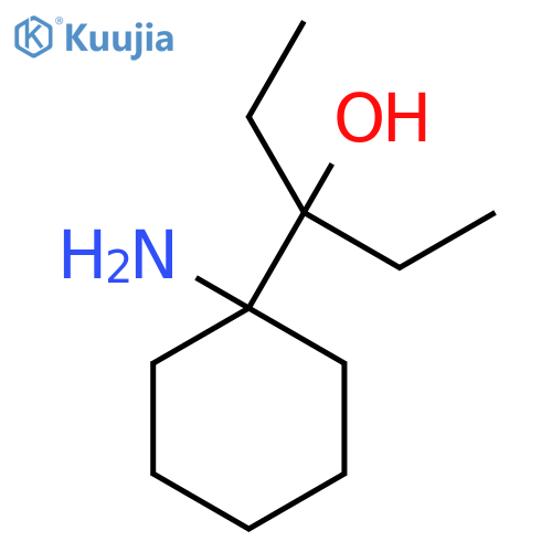3-(1-aminocyclohexyl)pentan-3-ol structure