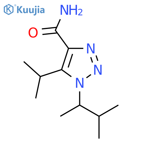 1-(3-methylbutan-2-yl)-5-(propan-2-yl)-1H-1,2,3-triazole-4-carboxamide structure