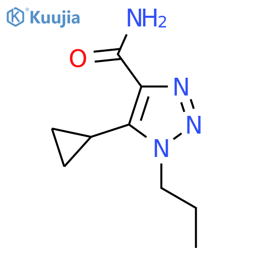 5-cyclopropyl-1-propyl-1H-1,2,3-triazole-4-carboxamide structure