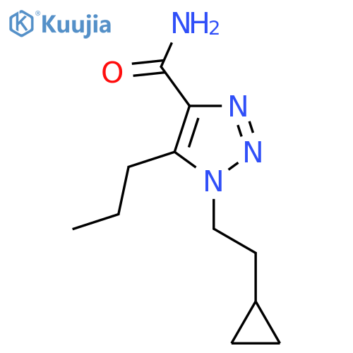 1-(2-cyclopropylethyl)-5-propyl-1H-1,2,3-triazole-4-carboxamide structure