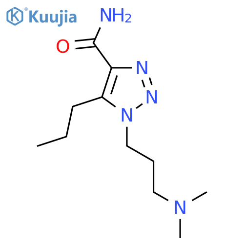 1-3-(dimethylamino)propyl-5-propyl-1H-1,2,3-triazole-4-carboxamide structure