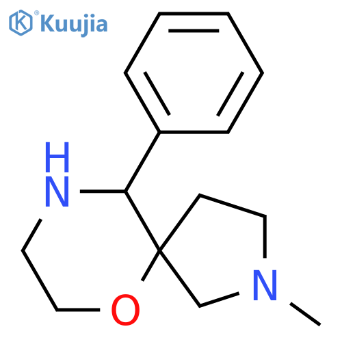 2-methyl-10-phenyl-6-oxa-2,9-diazaspiro4.5decane structure