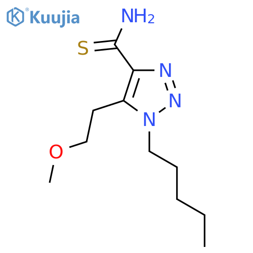 5-(2-methoxyethyl)-1-pentyl-1H-1,2,3-triazole-4-carbothioamide structure