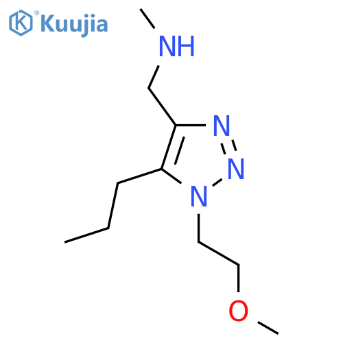 {1-(2-methoxyethyl)-5-propyl-1H-1,2,3-triazol-4-ylmethyl}(methyl)amine structure