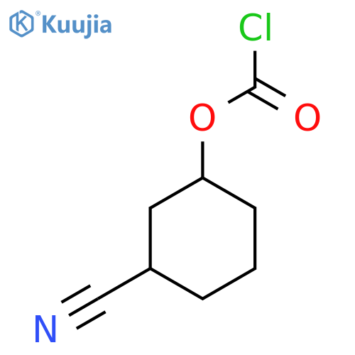 3-cyanocyclohexyl chloroformate structure