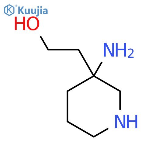 2-(3-Aminopiperidin-3-yl)ethan-1-ol structure