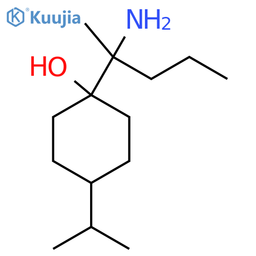1-(2-Aminopentan-2-yl)-4-(propan-2-yl)cyclohexan-1-ol structure