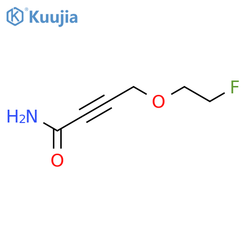 4-(2-fluoroethoxy)but-2-ynamide structure