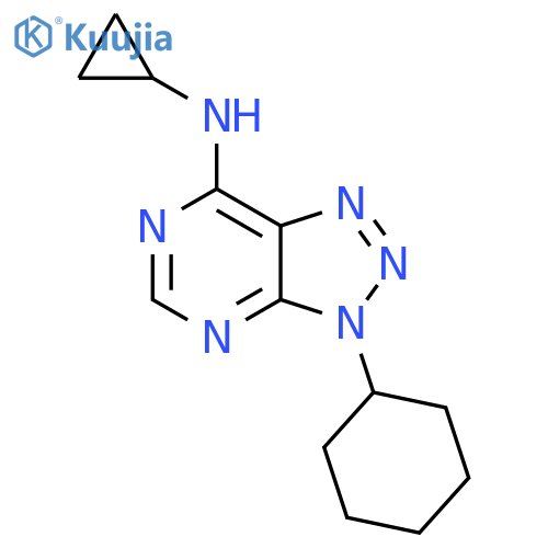 3-cyclohexyl-N-cyclopropyl-3H-1,2,3triazolo4,5-dpyrimidin-7-amine structure