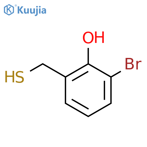2-bromo-6-(sulfanylmethyl)phenol structure
