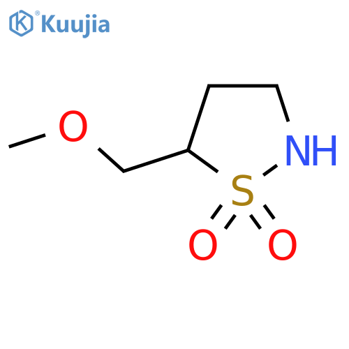 5-(methoxymethyl)-1,2-thiazolidine-1,1-dione structure