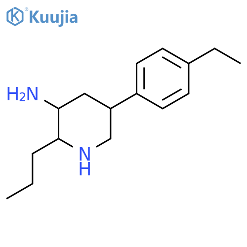 5-(4-ethylphenyl)-2-propylpiperidin-3-amine structure