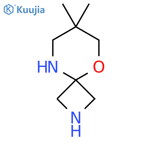 7,7-dimethyl-5-oxa-2,9-diazaspiro3.5nonane structure