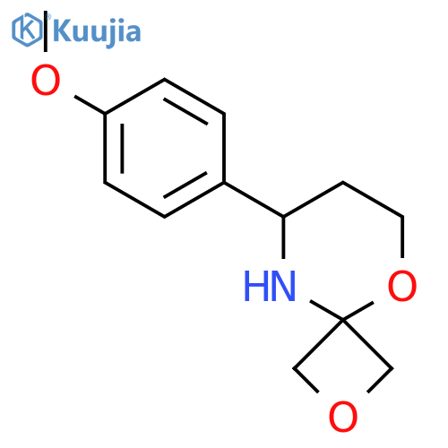 8-(4-methoxyphenyl)-2,5-dioxa-9-azaspiro3.5nonane structure