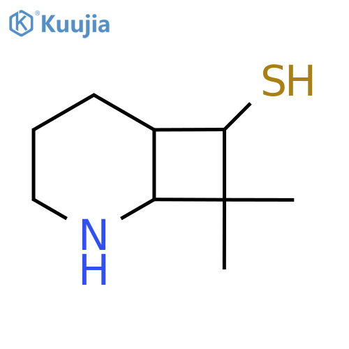 8,8-dimethyl-2-azabicyclo4.2.0octane-7-thiol structure