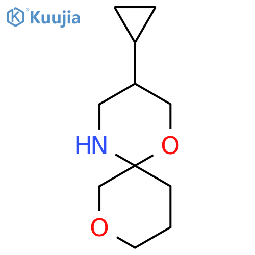 3-cyclopropyl-1,8-dioxa-5-azaspiro5.5undecane structure